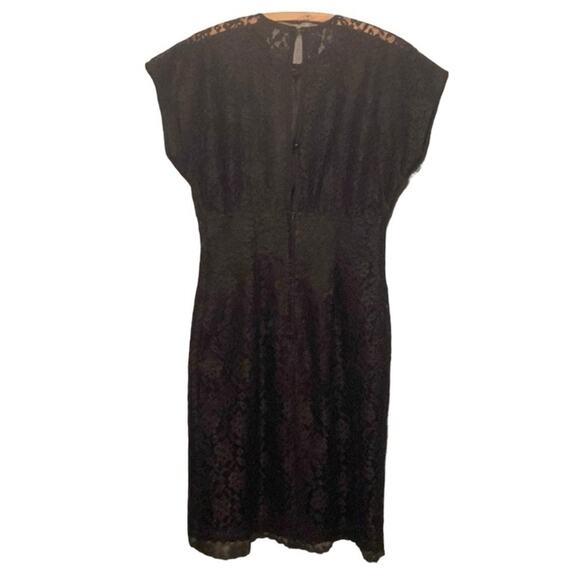 GUNNE SAX by JESSICA MCCLINTOCK Vintage Black Lace Dress Size Small - Picture 2 of 13